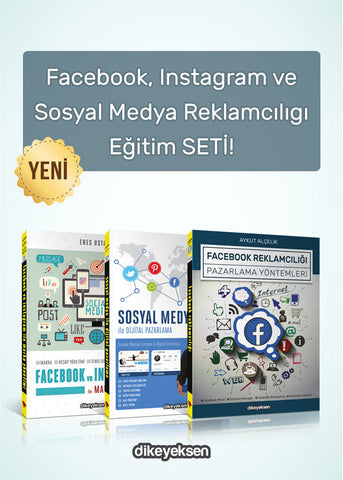 Facebook, Instagram ve Sosyal Medya Reklamcılığı Eğitim Seti (3 Kitap)