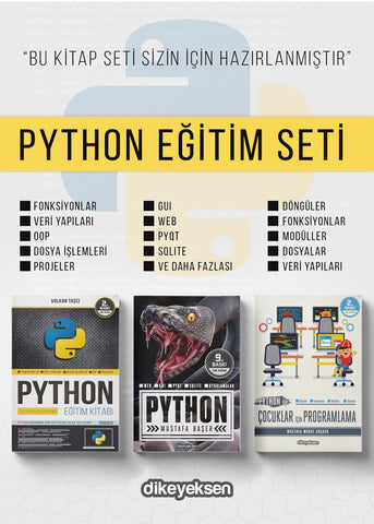 Python Eğitim Seti (3 Kitap)