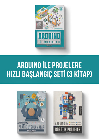 Arduino ile Projelere Hızlı Başlangıç Seti (3 Kitap)